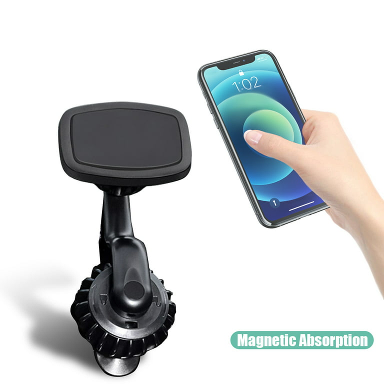 AIDUCHO Magnetic Phone Holder for Car Mount Upgraded Clip Cell Phone Holder  Car 360° Unobstructed Magnet Cell Phone Mount Strong Magnetic Vent iPhone  Car Mount Compatible with All Smartphone 