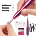 thumbnail image 1 of AIDUCHO Portable Electric Nail Drill Professional Efile Nail Drill Kit For Acrylic, Gel Nails, Manicure Pedicure Polishing Shape Tools with 11Pcs Nail Drill Bits(Rose Red), 1 of 8