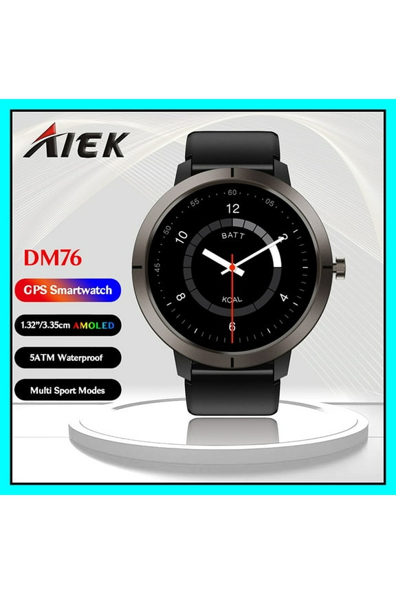 New DM76 Smart Watch 5ATM Waterproof Swimming GPS Built-in Dual-band GNSS 466*466 Compass Military Bluetooth call Sport Smartwatch Men Woman