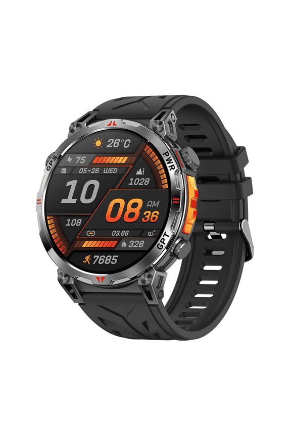 New Precision GPS Position Smartwatch Metal Body Men Altitude Barometer Compass 3ATM Waterproof Swim Sport smartwatch