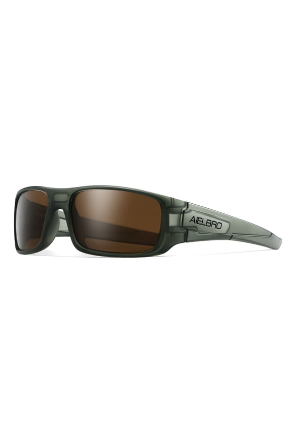 Sports Sunglasses for Men Women Unbreakable Frame Cycling Fishing Wrap Around Sunglasses UV400 Protection Baseball Glasses
