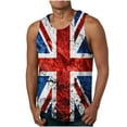 thumbnail image 1 of AIEOTT American Flag Tank Tops Men Independence Day Shirt Fashion Streetwear Workout Sleeveless Shirts Big and Tall Athletic Shirts, 1 of 4