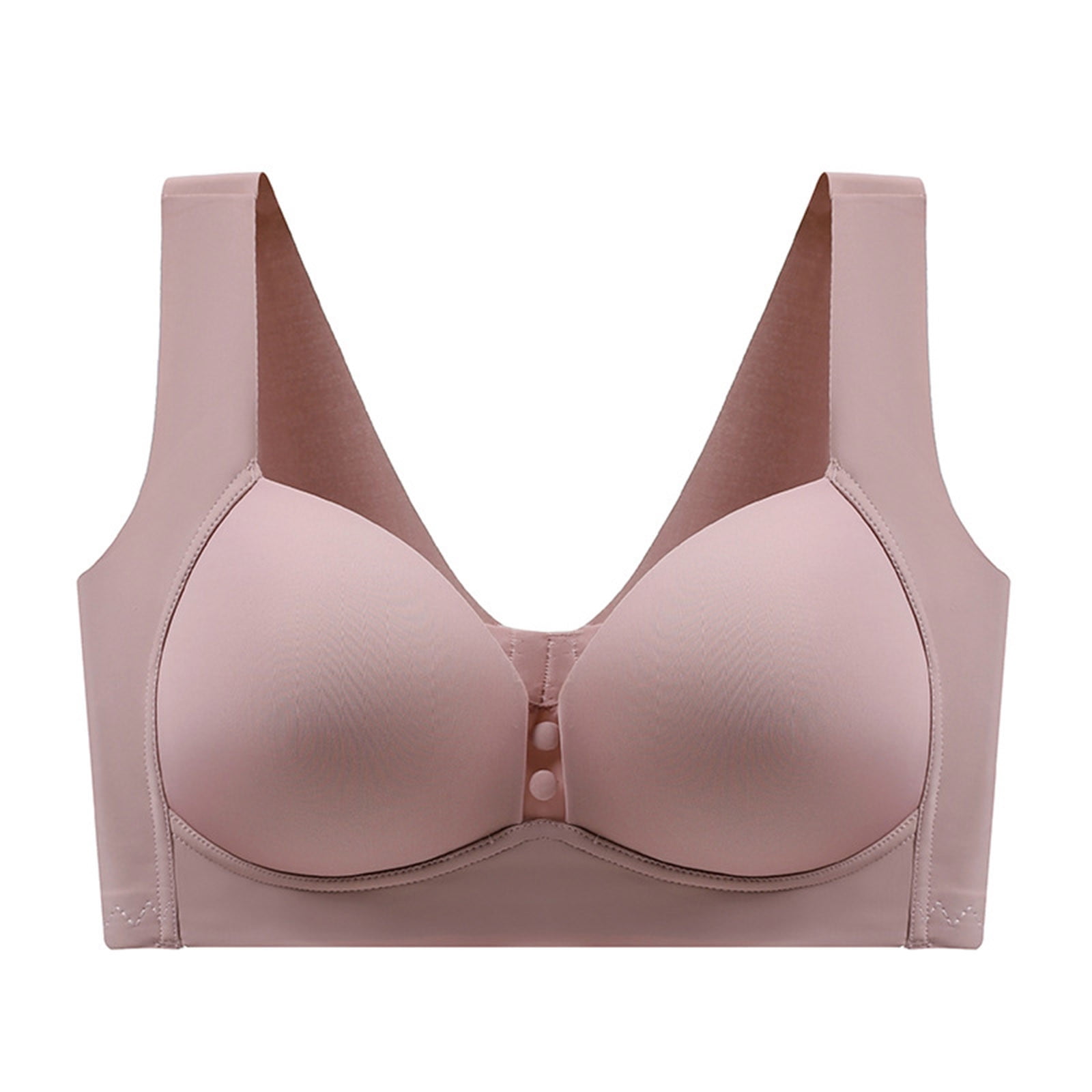 AIEOTT Wirefree Bras for Women ,Plus Size Front Closure Sports Bra