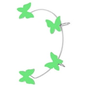 AIEOTT Earrings， Valentine's Day Gifts Luminous Butterfly Ear Clip One Earrings Butterfly Luminous Earrings Without Pierced Ears,Hypoallergenic Earrings for Women,Clearance