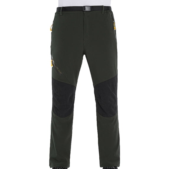 AIEOTT Patchwork Sweatpants Men Big and Tall Straight Leg Pants Outdoor Hiking Pants Lightweight Breathable Pants with Zipper Pocket