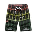 thumbnail image 1 of AIEOTT Plaid Shorts Men Loose Fit Elastic Waist Shortsathletic Shorts with Pockets and Drawstring Casual Workout Shorts, 1 of 8