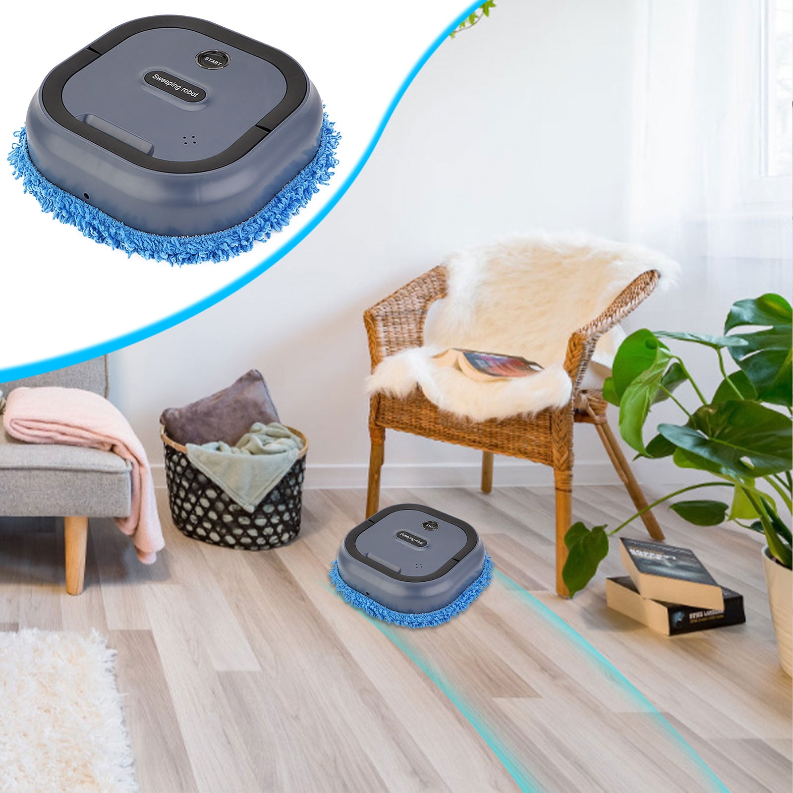 AIEOTT Robot Vacuum Cleaner, Three In One Smart Home Cleaning Mopping