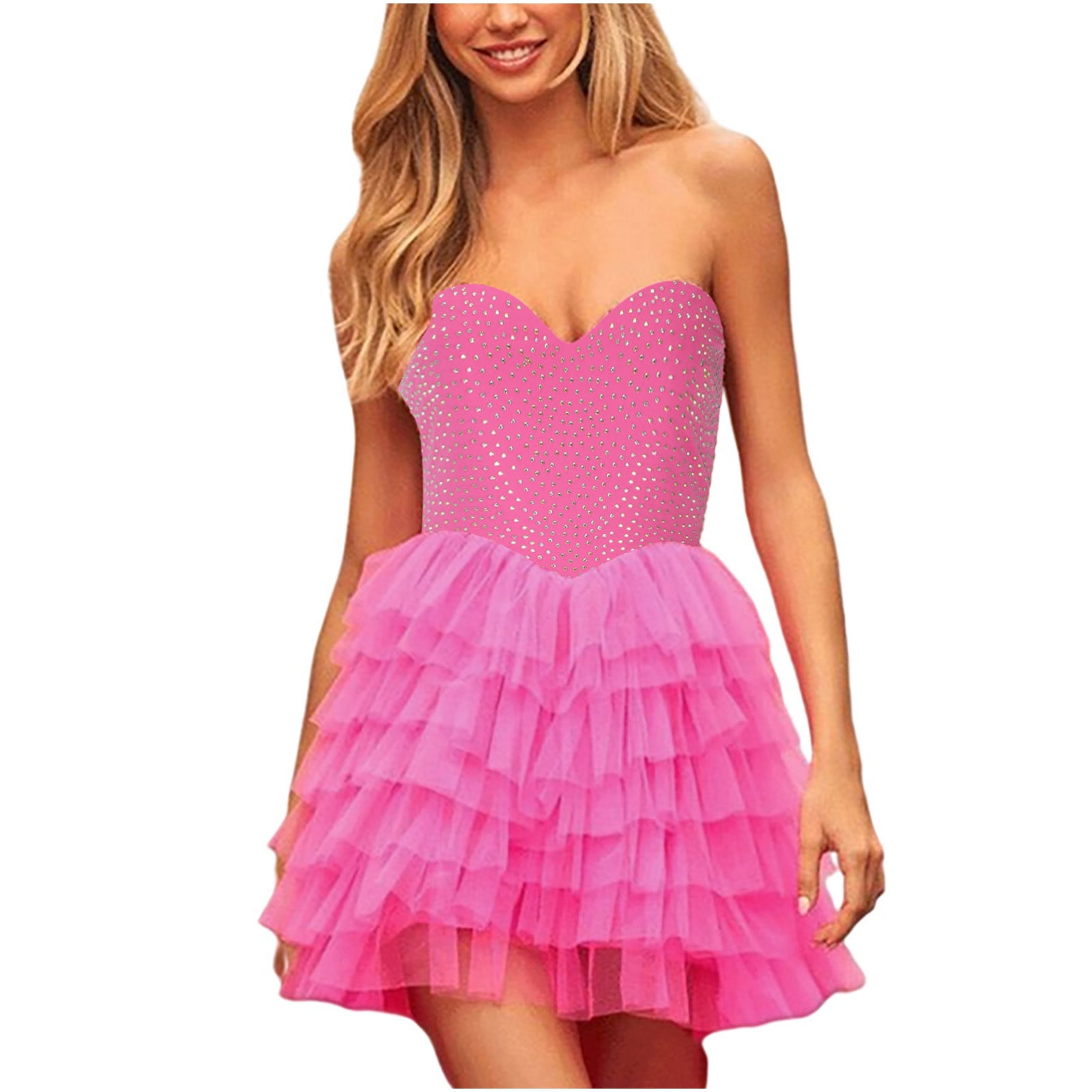 Pink Prom Dresses, Satin Prom Dresses, Prom Dresses, Custom Make Evening  Dresses, Ar on Luulla