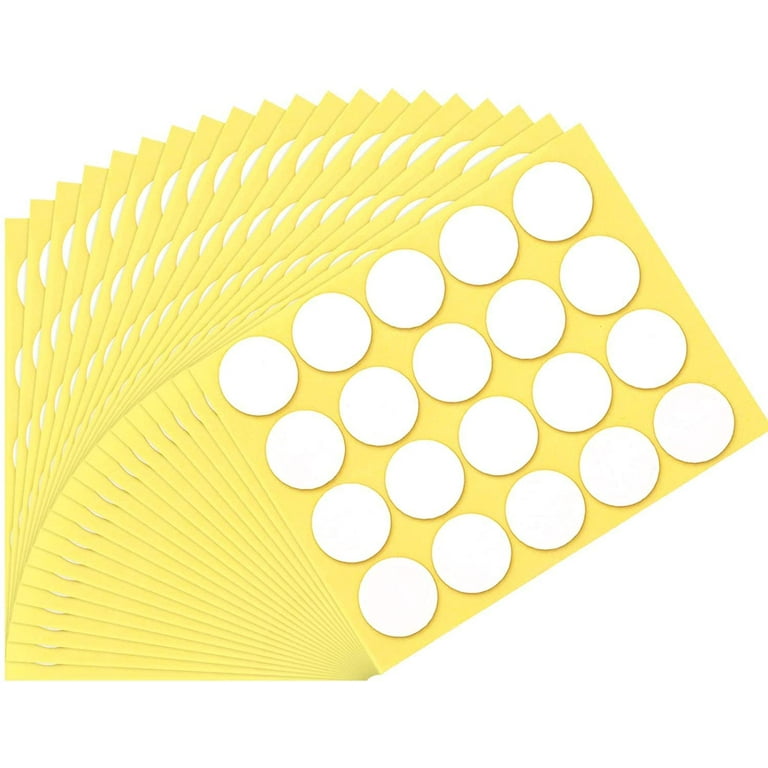 AIEX 200pcs Candle Wick Stickers Heat Resistance Adhesive Double-Sided Wax  Wick Sticker for DIY Candle Making(White)
