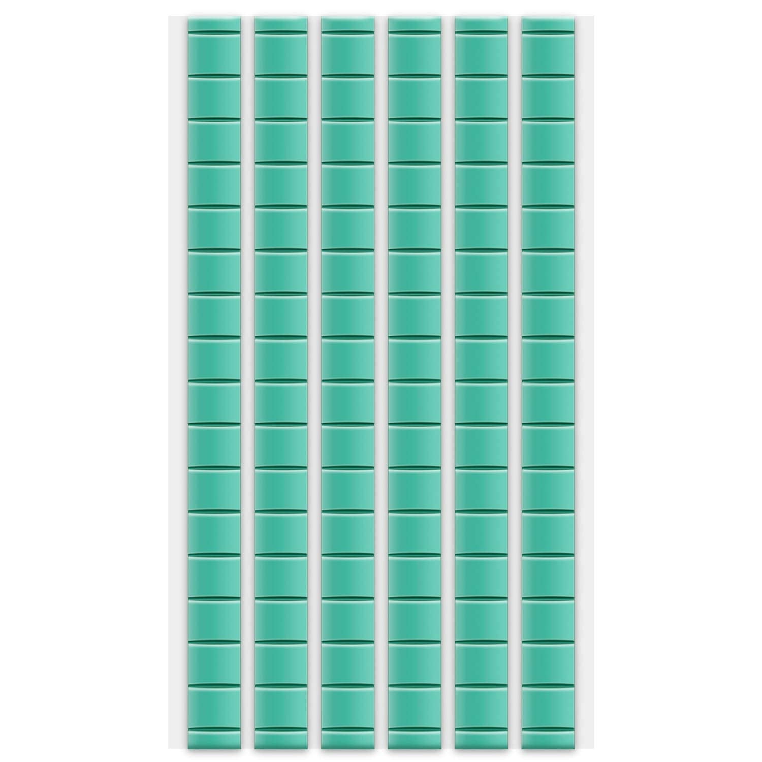 AIEX Adhesive Poster Tacky Putty Sticky Non-Toxic Mounting Putty Reusable & Removable Wall Safe Tack Putty for Hanging Pictures and Museum, Art Photography (96Pcs, Light Blue)