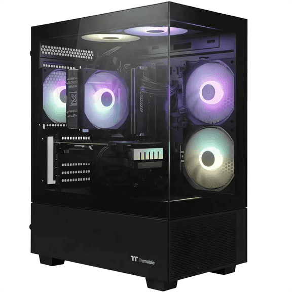 AIGAMEPC Gaming PC Computer Desktop, i7 4790, GTX 1050 Ti 4GB, 16GB DDR3, 512GB M.2 SSD, 550W 80PLUS Bronze PSU, WiFi 5, RGB Fan x5, Windows 11 Home