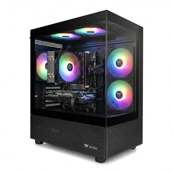 AIGAMEPC Gaming PC Desktop,  i7 4790, GTX 1660 Super 6GB, 16GB DDR3, 512GB M.2 SSD,  550W 80PLUS Bronze PSU, WiFi 5, RGB Fan x5, Windows 11 Home