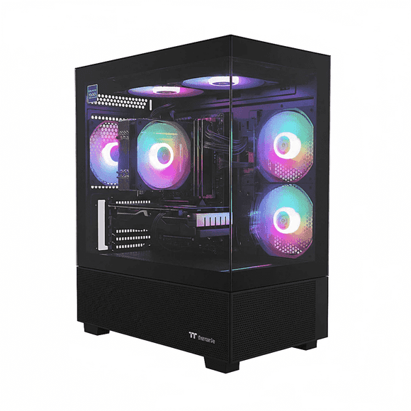 AIGAMEPC gaming Desktop Computer, i7-10700F, RTX 3060, 16G DDR4, 1T M.2 SSD, 550W 80PLUS Bronze PSU, WiFi 5, RGB Fan x5, Windows 11 Home