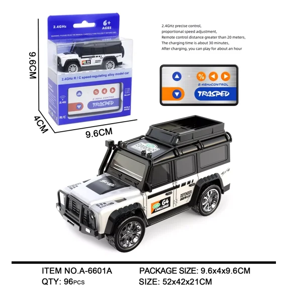 AIGIA 1:64 Metal Alloy Proportional Remote Control Vehicle 2.4G Mini Simulation RC Car