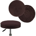 thumbnail image 1 of AIGIA 1 Pack Bar Stool Covers Round Stool Covers With Elastic Bands Slipcover Washable Stool Cushion Covers, 1 of 7