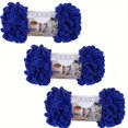 thumbnail image 1 of AIGIA 3 Pack Bulky Loop Yarn for Finger Knitting Soft Off The Hook Loop Chenille Yarn for Crocheting No-Needle Craft, 1 of 10