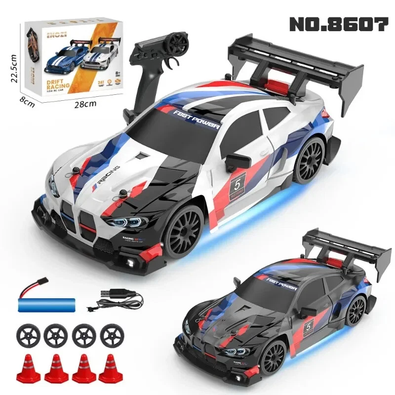 AIGIA 30KM/H RC Drift Car 1/24 2.4GHz 4WD Remote Control Sport Racing On-Road Vehicle
