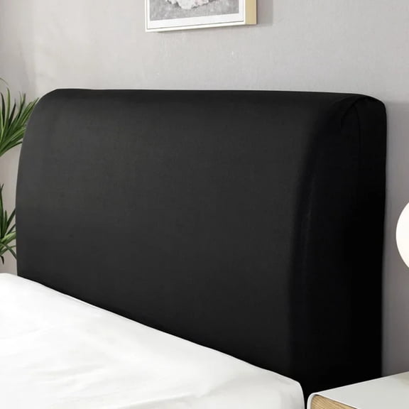 AIGIA Bed Headboard Cover Stretch Bed Headboard Slipcover Covers Dustproof Protector Velvet Cover for Upholstered Headboard