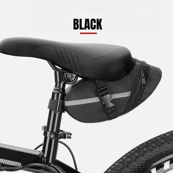 AIGIA Bike Bicycle Saddle Bag Waterproof Cycling Under Seat Storage Rear Pouch Bag