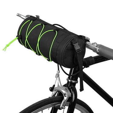 AIGIA Bike Handlebar Bag Bicycle Frame Bag with Shoulder Strap Mountain Road Bicycle Front Bag Fram Storage Roll Bag
