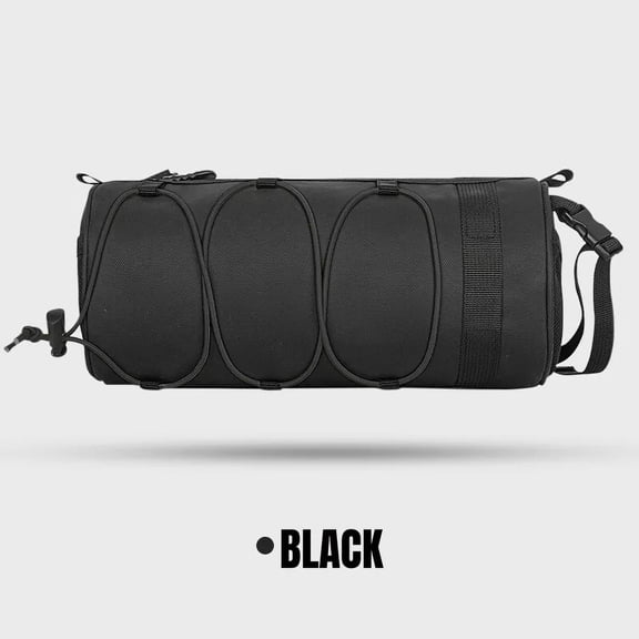 AIGIA Bike Handlebar Bag, Bicycle Front Bag Frame Storage Roll Bag Mountain Road Bikes Commuter Shoulder Bag Cycling Accessories
