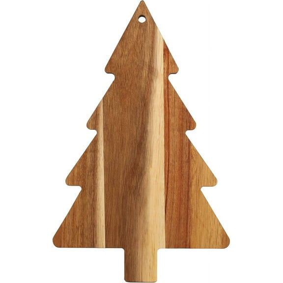 AIGIA Christmas Tree Serving Board Holiday Cheese Board Kitchen Cutting Chopping Board 15"L x 9.4"W