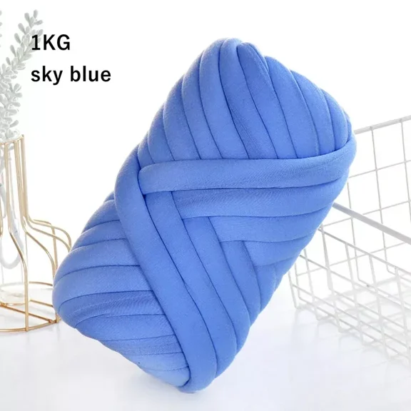 AIGIA Chunky Yarn Giant Wool 2.2LBS Super Soft Washable Arm Extreme Bulky for Knitting DIY Throw Sofa Bed Blanket Pillow Pet and Fence