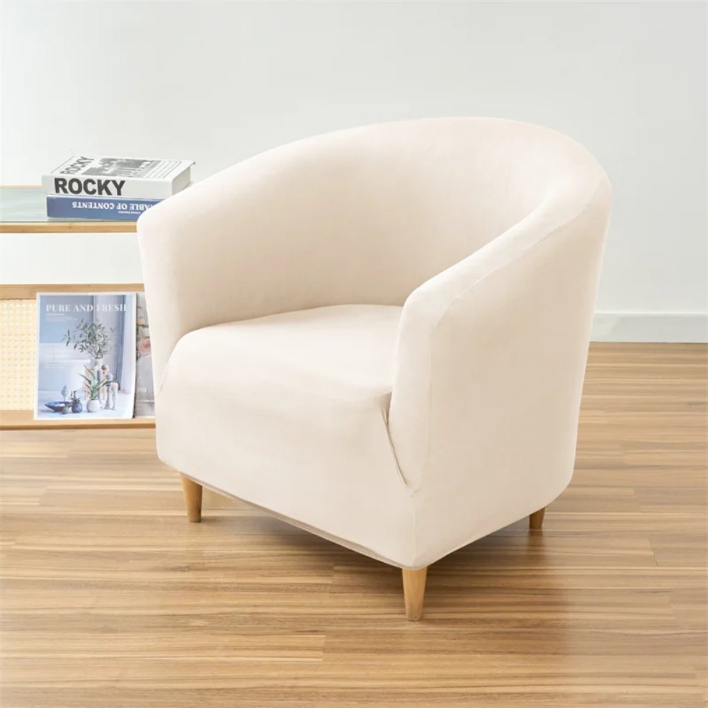 AIGIA Club Chair Slipcover Tub Chair Cover Waterproof Stretch Armchair Covers Sofa Cover Furniture Protector for Living Room