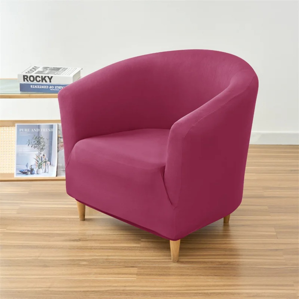 AIGIA Club Chair Slipcover Tub Chair Cover Waterproof Stretch Armchair Covers Sofa Cover Furniture Protector for Living Room