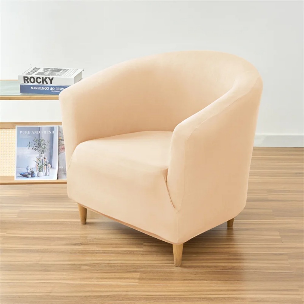 AIGIA Club Chair Slipcover Tub Chair Cover Waterproof Stretch Armchair Covers Sofa Cover Furniture Protector for Living Room