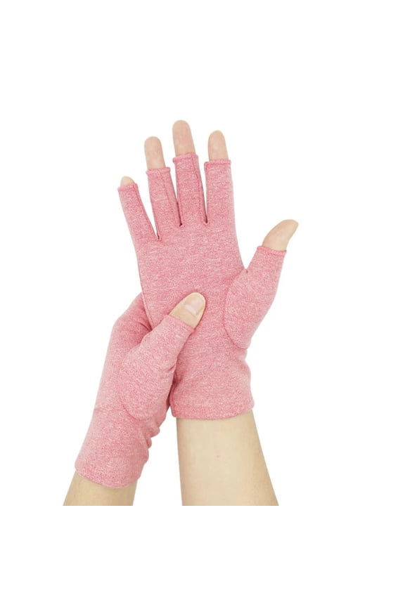 Compression Gloves Wrist Support Hand Brace Wristbands Women Men Fingerless Fitness Gloves for Typing Both Hands