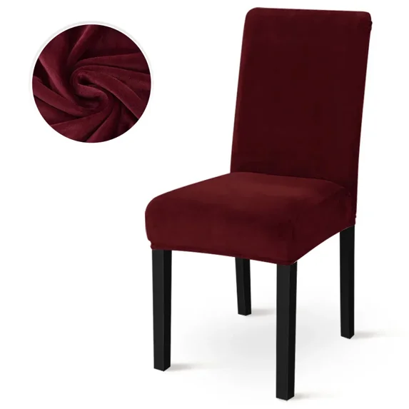 AIGIA Jacquard Chair Covers for Dining Room 1 Pack Stretch Dining Chair Cover Kitchen Parsons Chair Slipcovers for Home or Party