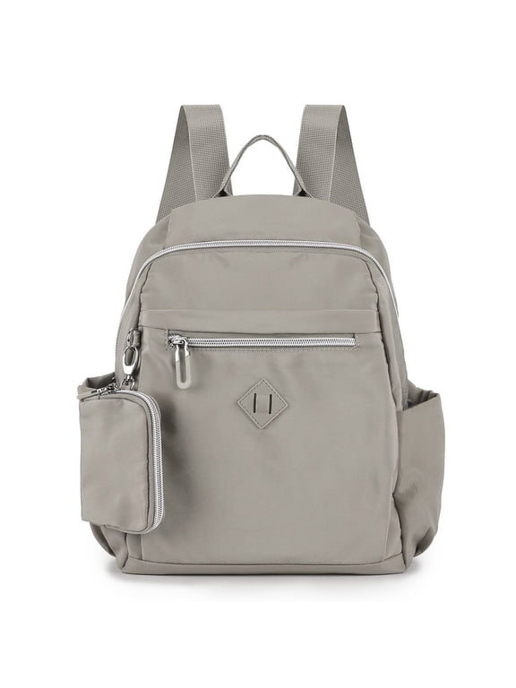 Large Backpack for Women Waterproof Travel Backpack Shoulder Bag Nylon Bookbag Ladies Casual Daypack with Small Coin Purse