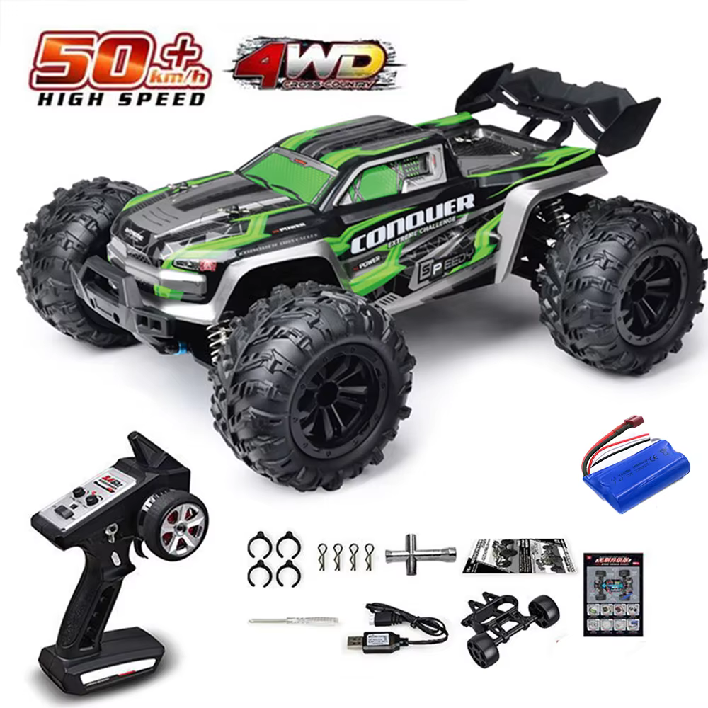 AIGIA Remote Control Car 1:16 Scale RC Cars 50 KMH 4WD High Speed RC Truck for Adults 2.4 GHz All Terrains Off-Road Drift RC Monster Trucks