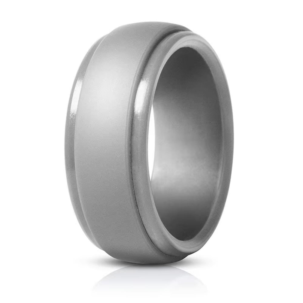 AIGIA Silicone Wedding Ring for Men Rubber Safe Band for Love Couple ...