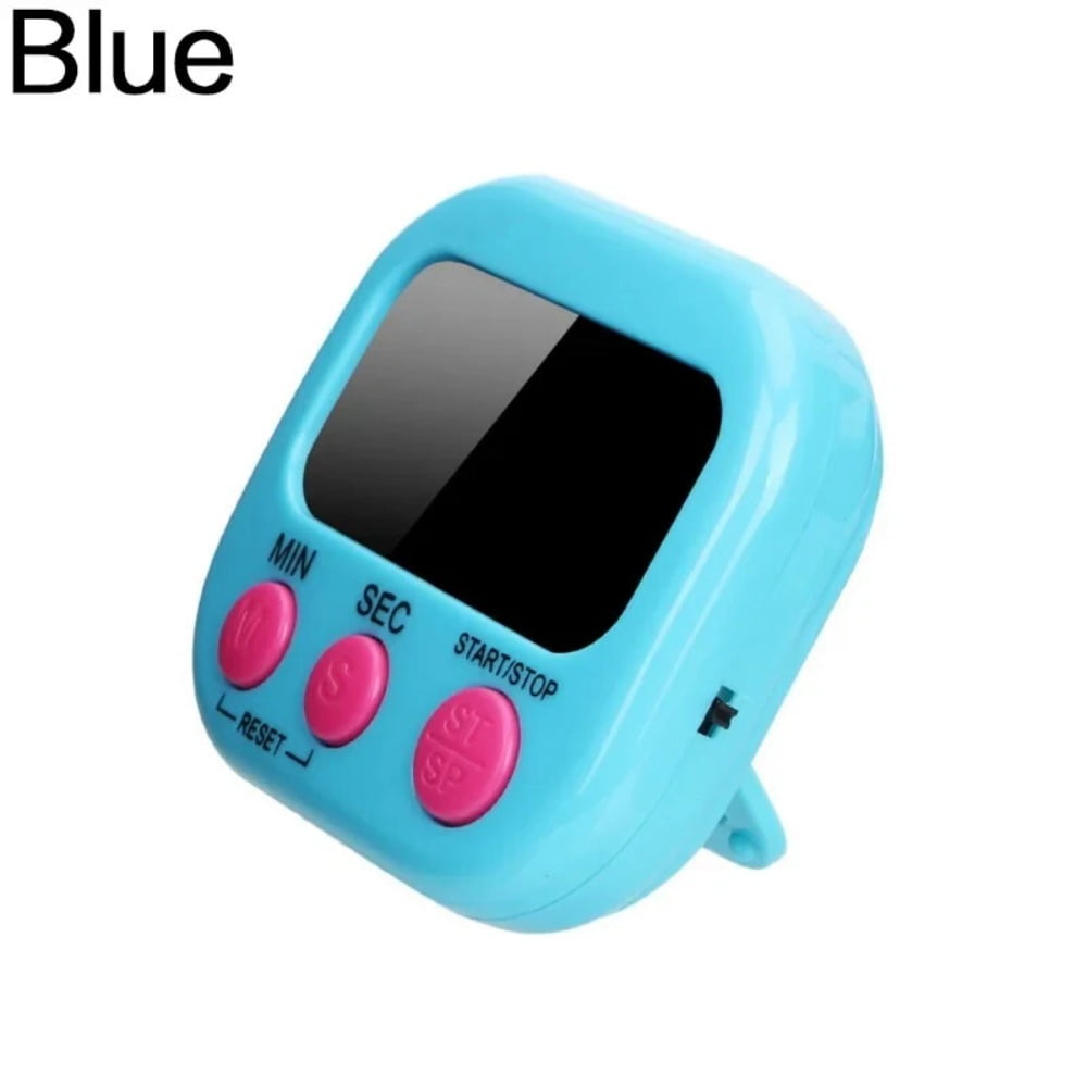 AIGIA Small Digital Kitchen Timer Magnetic Back and ON/Off Switch ...