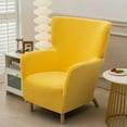 thumbnail image 1 of AIGIA Soft Velvet Armchair Slipcover Accent Chair Covers with Arms High Back Single Armchair Cover Furniture Protector, 1 of 9