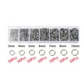 thumbnail image 1 of AIGIA Stainless Steel Lobster Clasps Open Jump Rings Crimp Beads Caps Set for DIY Bracelet Necklace Jewelry Making Making Kits, 1 of 7