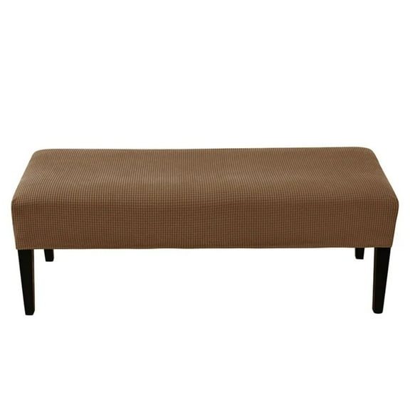 AIGIA Stretch Dining Bench Cover Bench Slipcover Washable Bench Seat Protector Rectangle Bench Cover for Dining Room Living Room