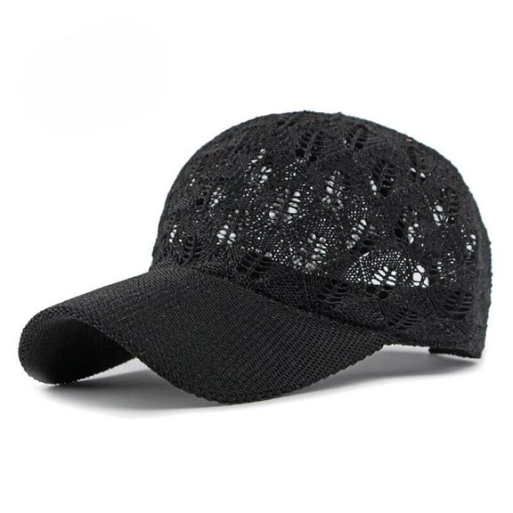AIGIA Women Summer Outdoor Sun Protection Hat Breathable Mesh Baseball Cap Mesh Cap