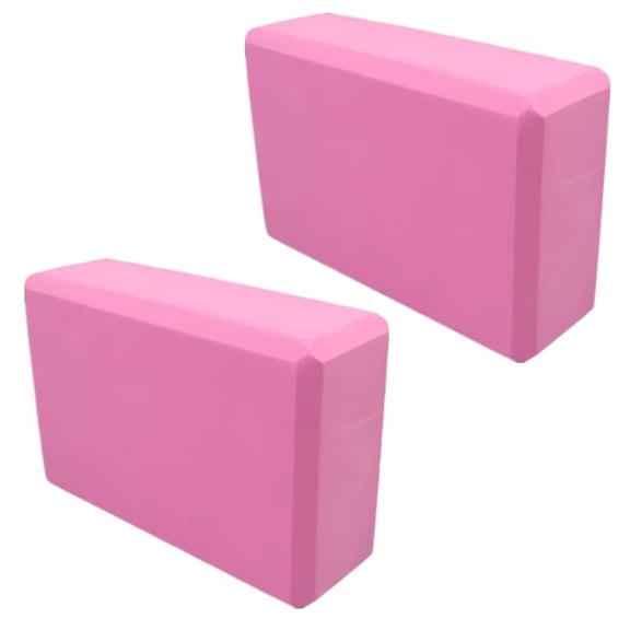 AIGIA Yoga Blocks Gym Blocks Exercise Workout Fitness Bricks Pilates Stretch Handstand Non-Slip (1/2 Pcs)