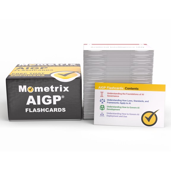 AIGP Study Cards 2026-2027: Exam Prep and Practice Test Questions for the IAPP AIGP Certification [Full Color Cards]