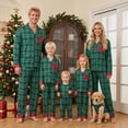 thumbnail image 1 of AIGUR Family Matching Christmas Pajama Set, Family Matching Christmas Pajamas Plaid Long Sleeve Button Down Tops Pants, 1 of 11