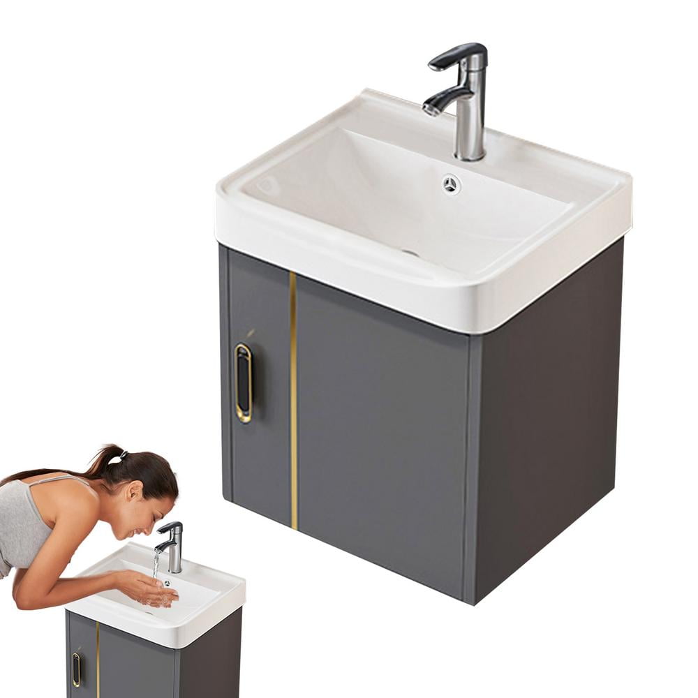 AIHOME Floating Bathroom Vanity Bathroom Vanity Sink Combo Bathroom