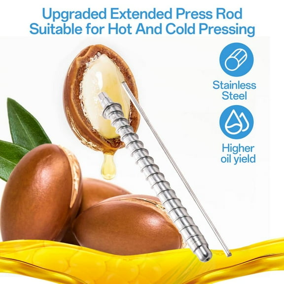 AIHOME Olive Press 1800W Automatic Commercial Oil Expeller Extractor Stainless Steel Cold & Hot Press Oil Extractor Organic Oil Expeller Household For Amaranth Castor Bean astonishing