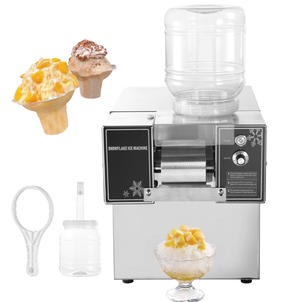 AIHOME Snowflake Machine Snow Cone Machine Commercial Snowflake Ice ...