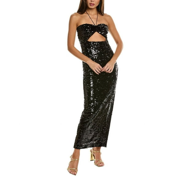 AIIFOS womens  Fiona Gown, m, Black