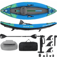 thumbnail image 1 of AIKKYS 1 Person Inflatable Kayak Set,Blow Up Boat for Adults,Portable Touring Kayak with Hand Pump,Carry Bag,400 LBS Capacity, 1 of 10