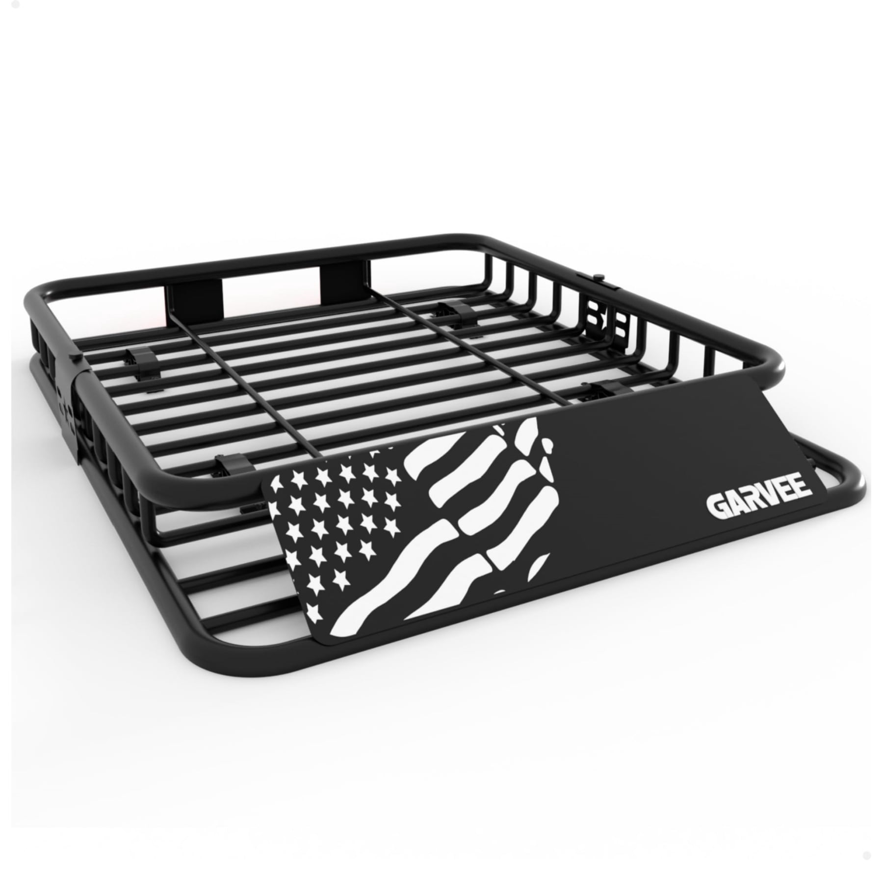 AIKKYS Roof Rack Cargo Basket,51"x 36"x 5" Universal Roof Rack Cargo Carrier,200lb Capacity,Top Luggage Storage Holder Basket for SUV,Trucks,Car,Black