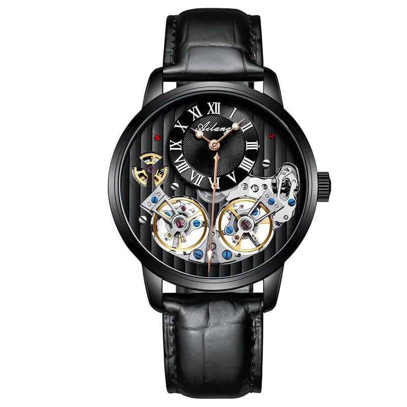 AILANG AAA Quality Watch Expensive Double Tourbillon Switzerland Watches Top Luxury Brand Men's Automatic Mechanical Watch Men
